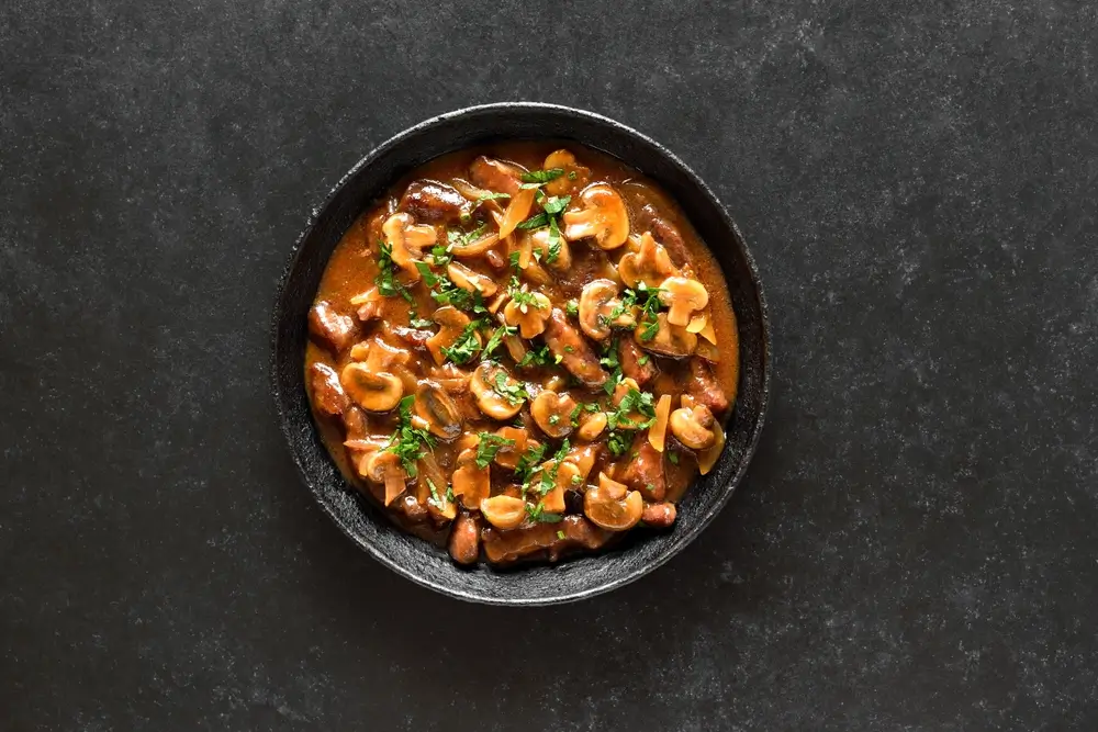 boeuf stroganoff russe