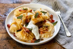 assiette de pierogi