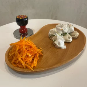 carottes epicees et pelmeni